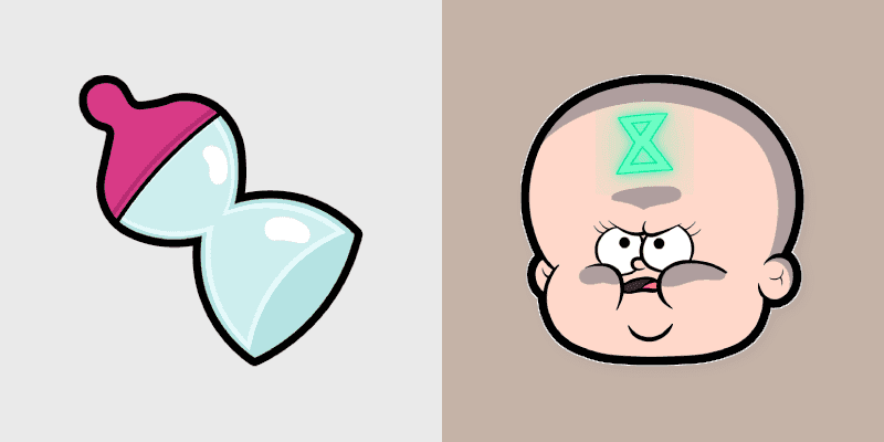 Gravity Falls Custom Cursor Time Baby