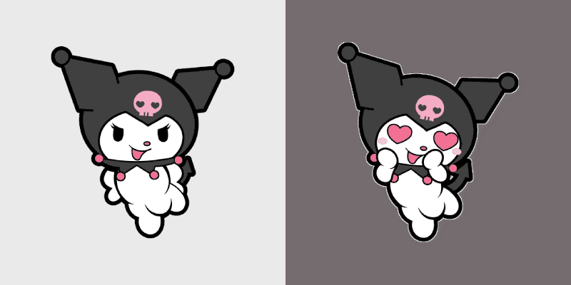 Custom Kuromi Cute Cursor Pack
