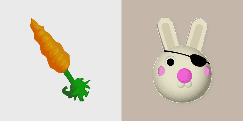 Cute Cursor Pack - Roblox Bunny & Piggy