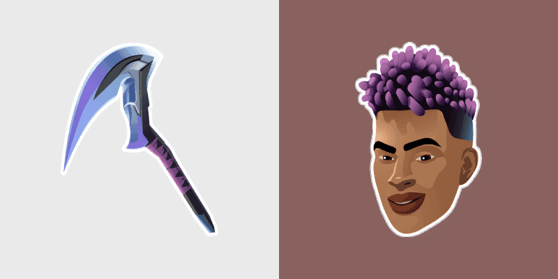 Custom Cursor Pack: Fortnite Fade Skin Eon Blades Pickaxe
