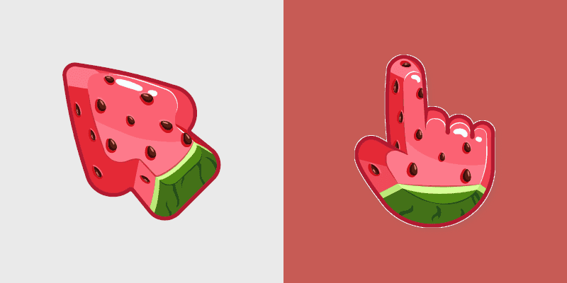 Cute Cursor Watermelon