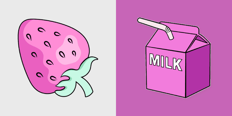 Sweet Strawberry Custom Cursor Pack