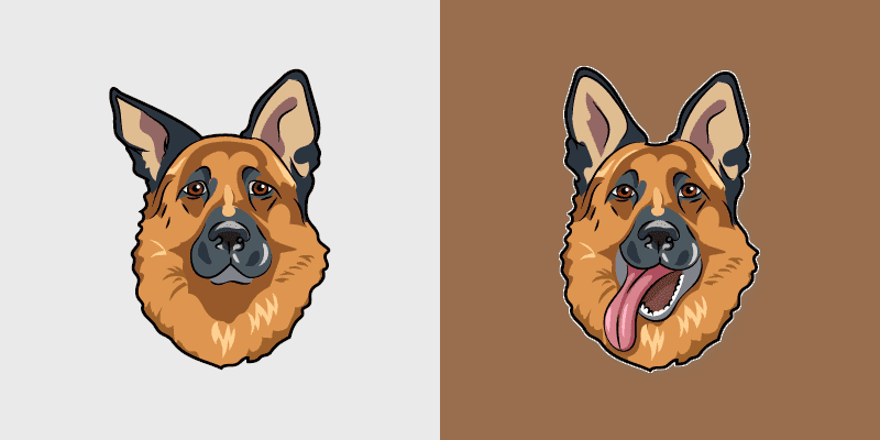 Pawsome German Shepherd Cursor Pack