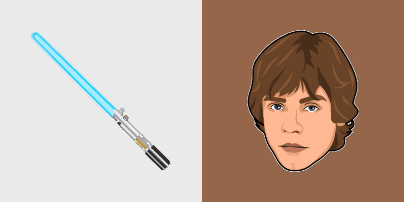 Star Wars Luke Skywalker Custom Cursor Pack