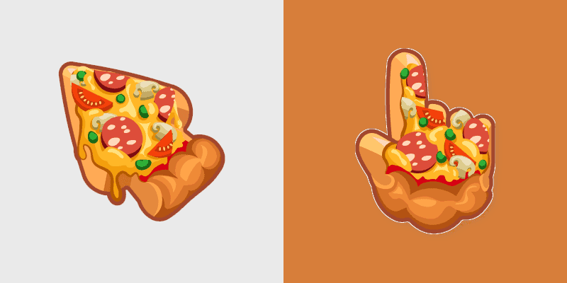 Cute Italian Pizza Cursor Pack