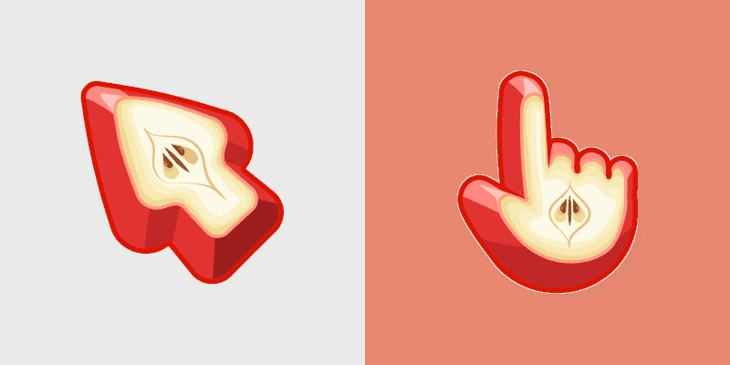 Apple Delight Custom Cursor Pack
