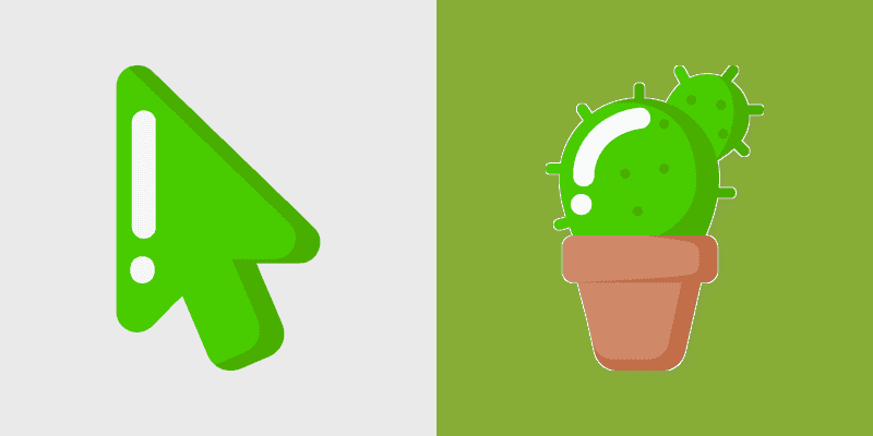 Cactus Quest Custom Cursor Pack