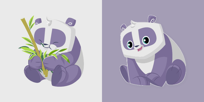 Cute Panda Custom Cursor Pack