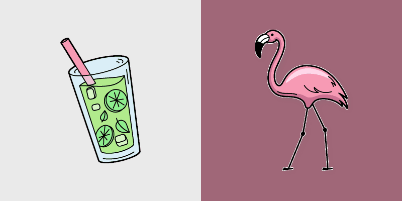 Cute Flamingo Cursor Pack
