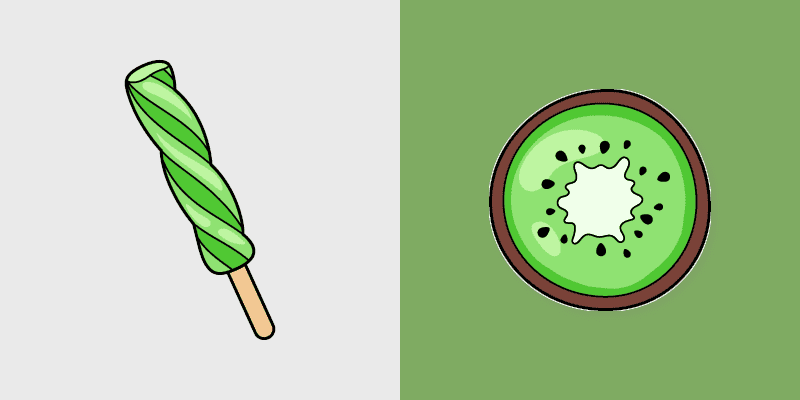 Cute Kiwi Custom Cursor Pack