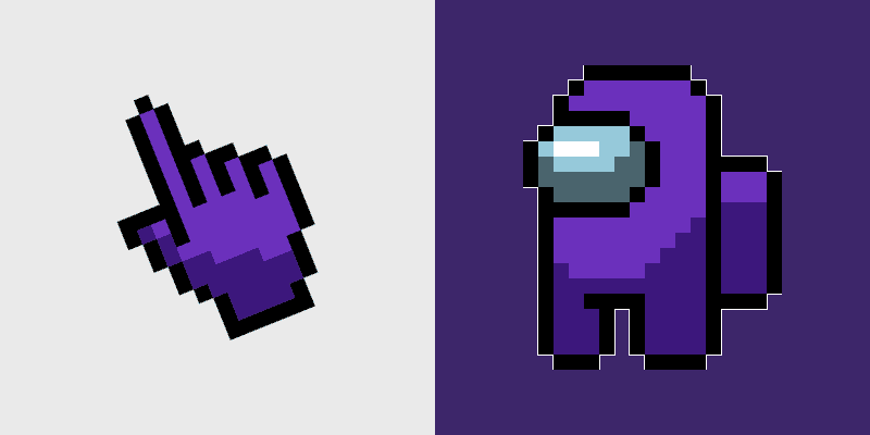 Purple Galaxy Custom Cursor Pack for Windows