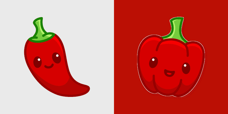 Cute Chili Mouse Cursor Pack