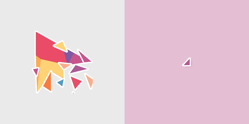 Vibrant Polygon Cursor Pack