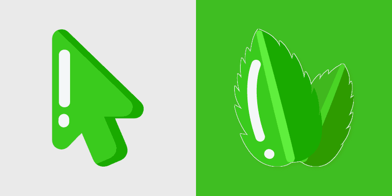 Cute Cursor Pack: Minimal Mint