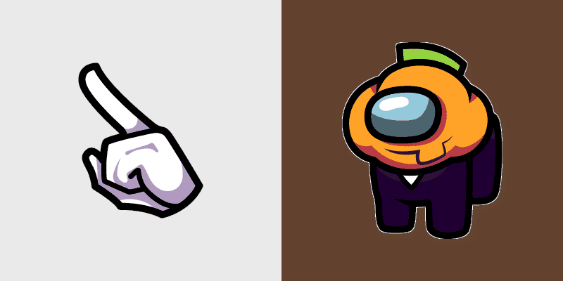 Spooky Among Us Custom Cursor Pack