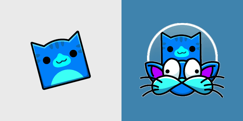 Geometry Dash Custom Cursor Pack