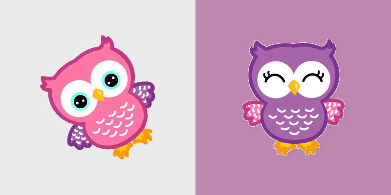 Cute Owl Cursor Pack