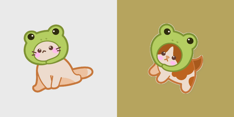 Whimsical Frog's Hat Custom Cursor Pack