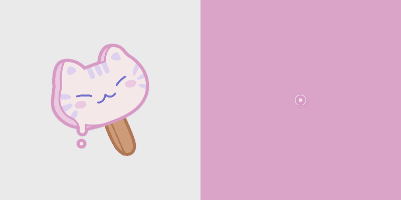 Kawaii Ice Cream Cat Custom Cursor Pack