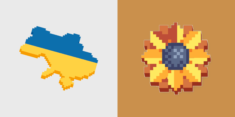 Sunflower Ukraine Custom Cursors