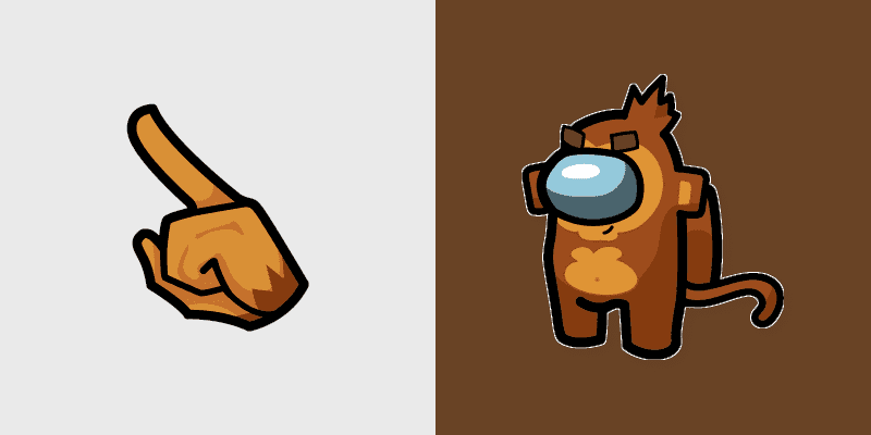 Custom Cute Among Us Cursor Pack