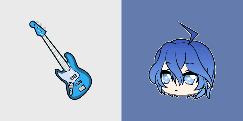 Custom Luca Guitar Cursor Pack