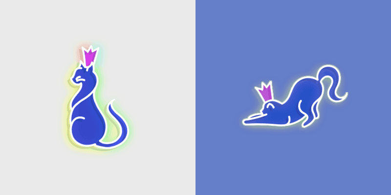 Whimsical Cat Queen Cursor Pack