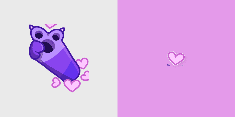 Cute Cursor Pack - Love-struck Space Cat