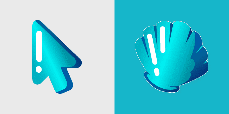 Cute Cursor Seashell Pack