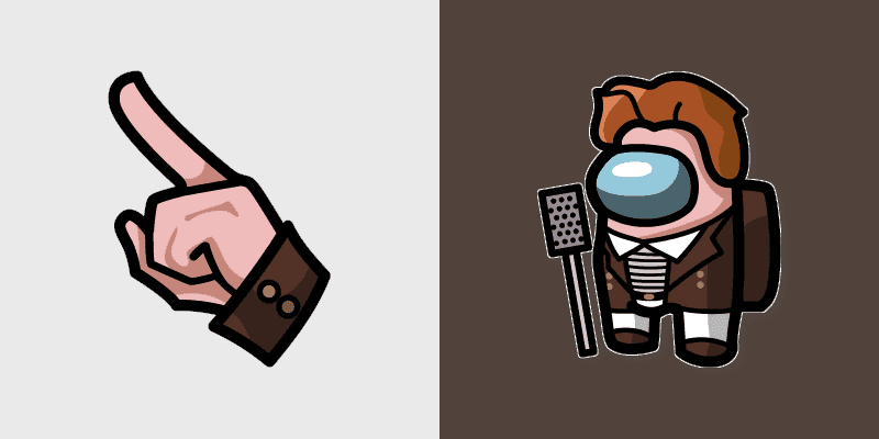 Among Us Rickroll Custom Cursor Pack