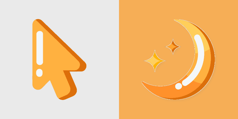 Charming Crescent Custom Cursor Pack