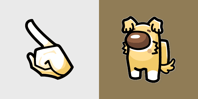 Among Us Cute Cursor Pack