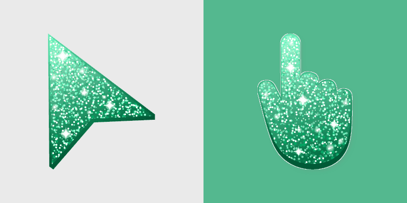 Custom Green Cursor Pack