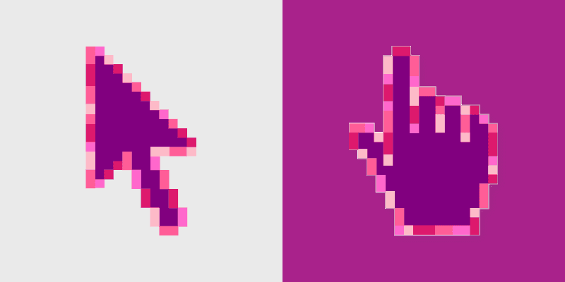 Pixel Candy Mouse Cursor Pack