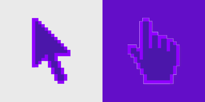 Custom Cursor Blend - Blue Indigo