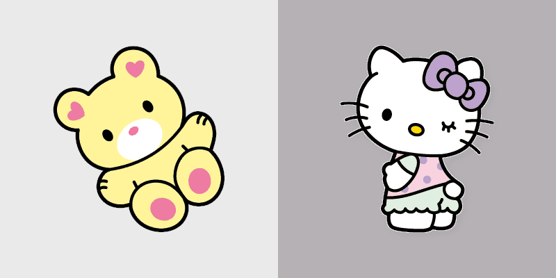 Custom Cute Hello Kitty Mouse Cursor Pack