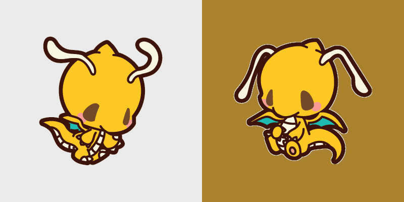 Cute Cursor Dragonite Pack