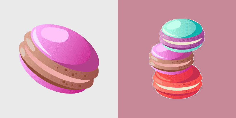 Cute Cursor Macarons Pack