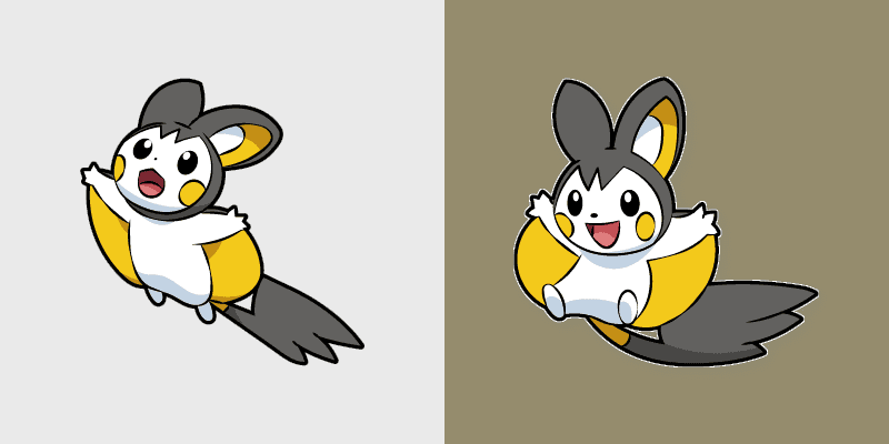 Emolga Cute Cursor Pack