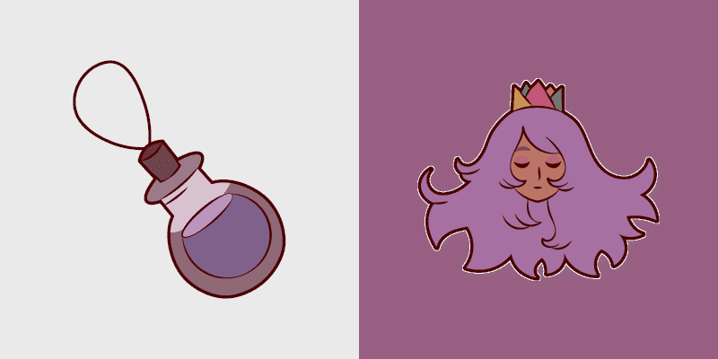 Cute Cursor - Bee and PuppyCat Violet