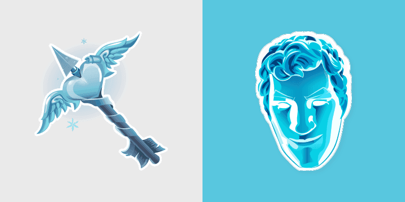 Custom Cursor Pack - Frozen Love Ranger Skin Cold Hearted