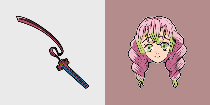 Cute Cursor Pack: Mitsuri Kanroji