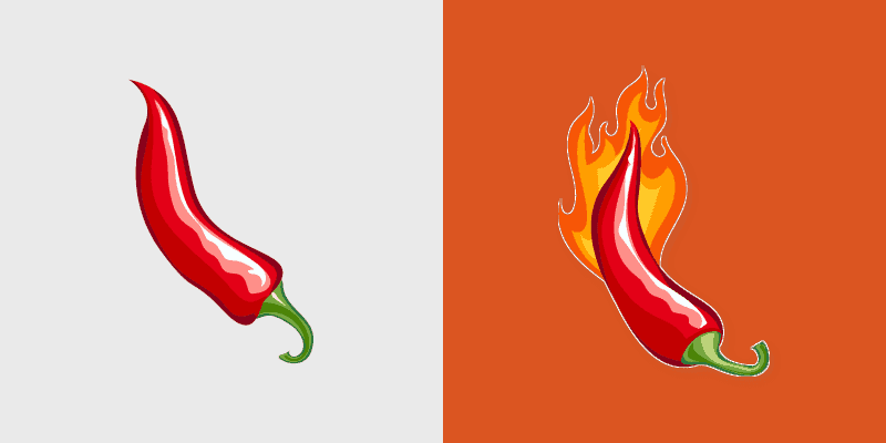 Sizzling Chili Cursor Pack