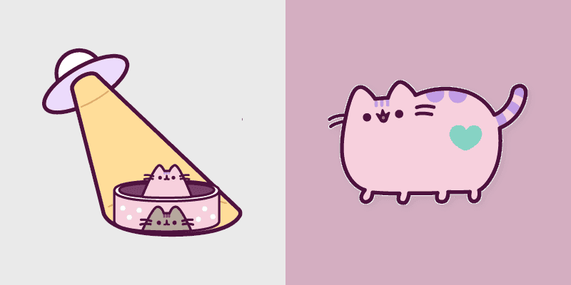 Cute Cursor Spacecat