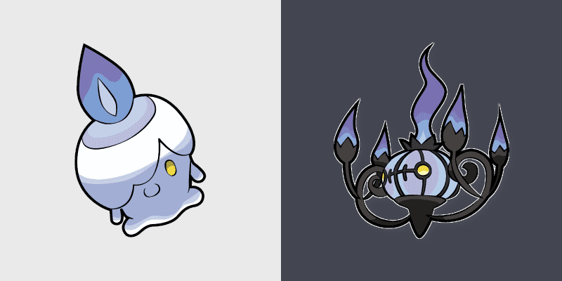 Pokemon Litwick & Chandelure Cute Custom Mouse Cursor Pack