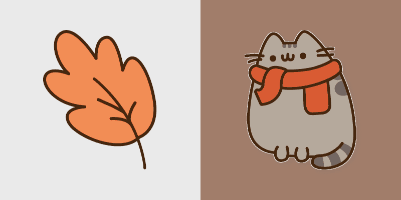 Cute Cursor Autumn Delight