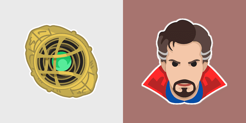 Custom Cursor Dr Strange Eye of Agamotto