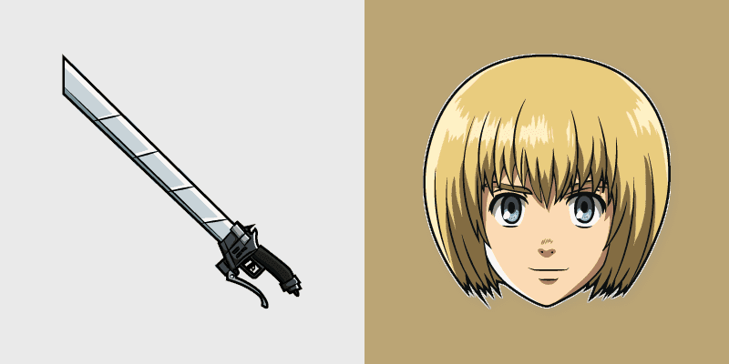Custom Cursor Pack - Attack on Titan Armin Arlet