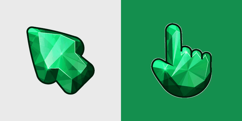 Custom Cursor Emerald Pack