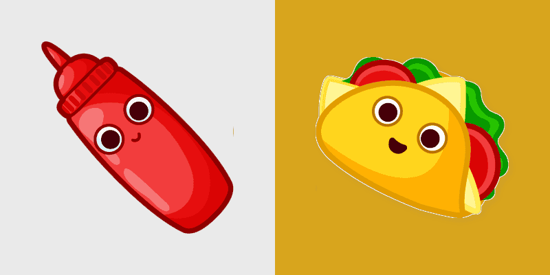 Cute Cursor Pack with Taco Delight